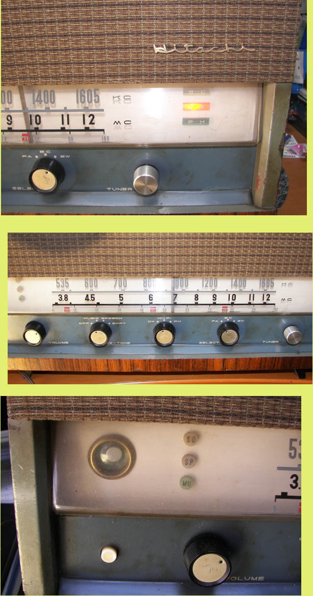 画像: 日立製作所　真空管 HiFi ラジオ S－565型 1959年式 【HITACHI HiFi 5-SUPER S-565】