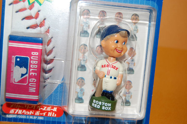 画像: カネボウ・MLB GUM with Bobble Head Boy - RED SOX